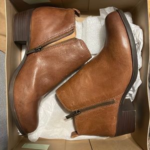 Lucky Brand ankle boots camel brown size 8.5